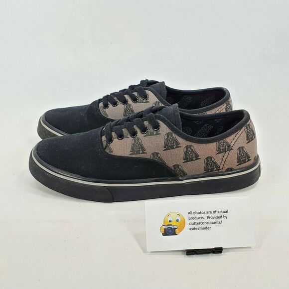 Skechers Star Wars Darth Vader Athletic Lace Up Shoe Mens Size 7 8101 Black - Picture 1 of 10